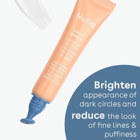 Nuria Defend Triple Action Eye Cream - Solution to Dark Circles/Puffy Eyes - NWB - Picture 6 of 13